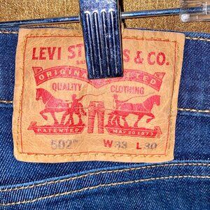 Blue Vintage Levi's 502 Jeans 👖 - Size 33x30 (Condition: 9/10)